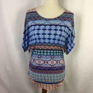 CB Established Rayon Womens Top Size Small Boho
